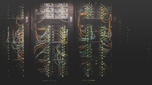 Diagram sieci komputerowej z routerami i przełącznikami — GNS3 emulator sieci Cisco