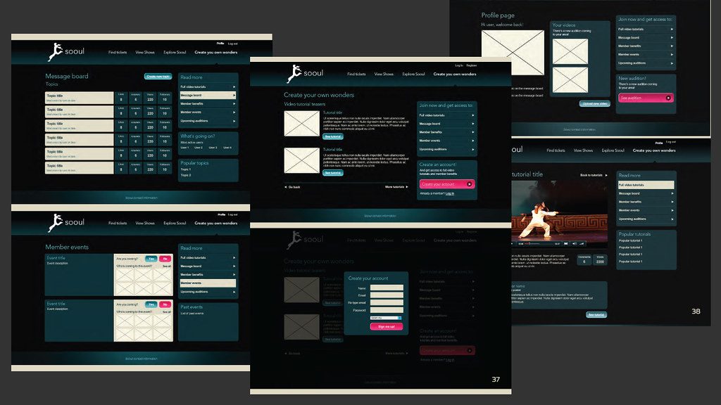 Projekt interfejsu użytkownika i wireframe