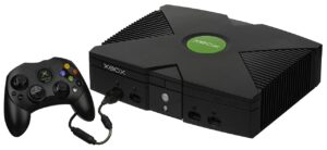 Konsola Xbox z kontrolerem