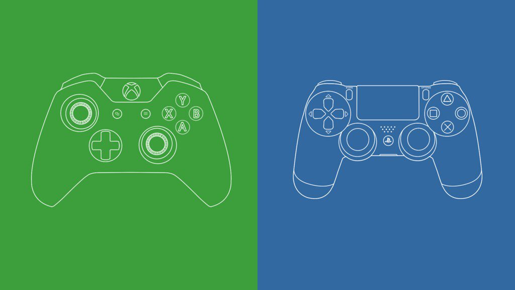 Kontrolery do konsoli, na której działa abonament Xbox Game Pass